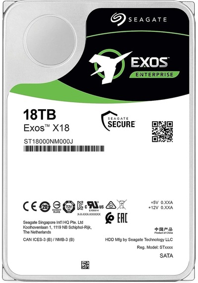 Seagate Exos X18 18tb 7200rpm 512e/4kn Sata3 6gbit/sn St18000nm000j Hdd Diğer
