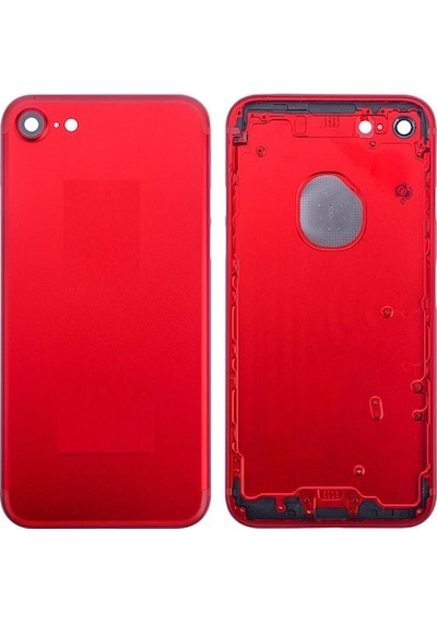 Apple Uyumlu iPhone 7 İle Boş Kasa Kırmızı
