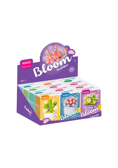 Sürpriz Saksı Çiçekleri Sukulent Serisi 3d Puzzle - 1 Adet