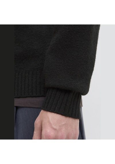 Jack & Jones Erkek Relaxed Fit Triko Kazak - Soho - 12278924 Siyah