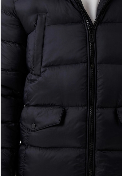 Erkek Şişme Mont Siyah Kapüşonlu Termo Dolumlu Ve Iç Astarlı 6 Cep Dik Yaka Mont Ncs Jeans 4994-Siyah Erkek Şişme Mont Siyah Kapüşonlu Termo Dolumlu Ve Iç Astarlı 6 Cep Dik Yaka Mont Ncs Jeans 4994-Siyah