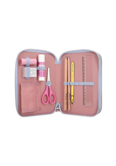 Topmodel Triple Pencil Case With Application Team Teddy MAvi