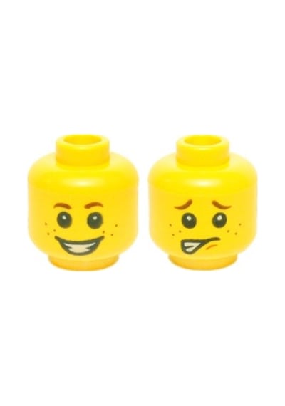 Minifigür Parçaları: Kafa: 3626pb1349