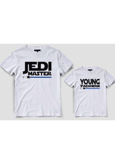 Baba Oğul Jedi Master Zıbın Tshirt