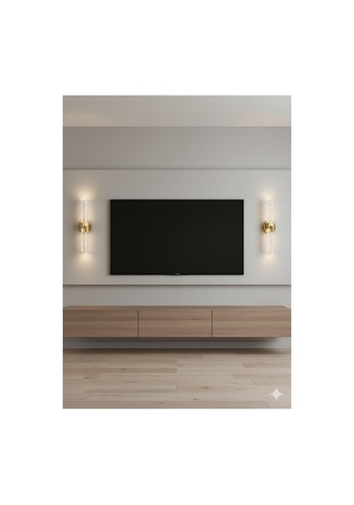 Bubbleflux Dubble Large 51 Cm Modern Tasarım Led Aplik - Duvar Lambası - Gold - Elektrikli - Günışığı Gold Elektrikli