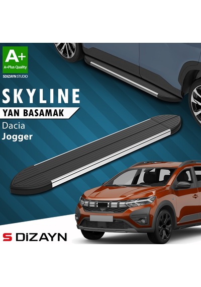 S-dizayn Dacia Jogger Skyline Krom Yan Basamak 213 Cm 2022 Üzeri A+ Kalite