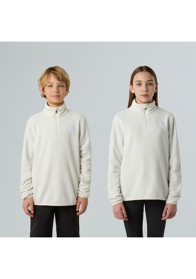 The North Face Teen Glacıer 1/4 Fermuarlı Genç Çocuk Glacier Polar Nf0a8cvgqlı1 Beyaz