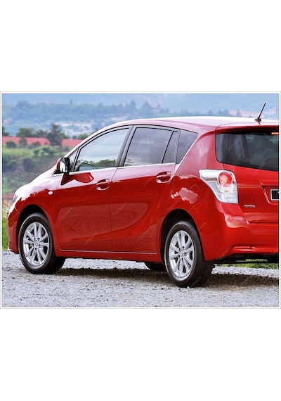 Toyota Uyumlu verso Krom Cam Çıtası 6 Prç. 2010 Üzeri P. Çelik