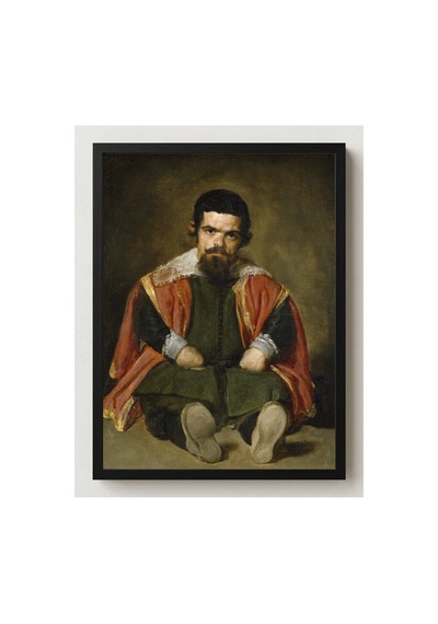 Rönesans Velázquez Sebastián De Morra Portresi Çerçevesiz Poster 21x30 Cm A4 Tablo Rönesans