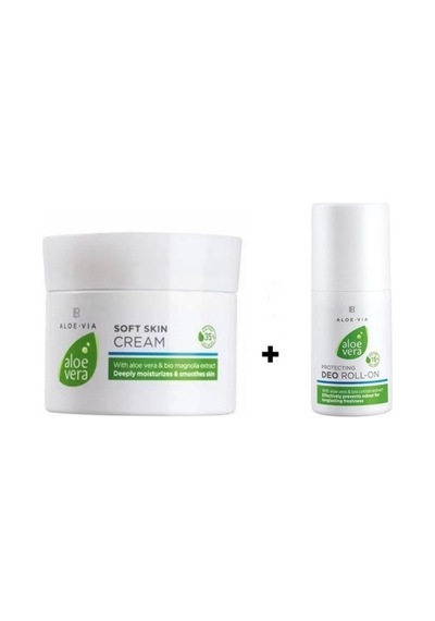 LR Aloe Vera Soft Hassas Nemlendirici 100 ML + Roll-On Deodorant 50 ML