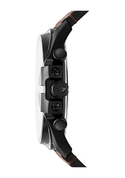 Diesel Dz4692 Quartz Deri Kahverengi 48 Mm Erkek Kol Saati Siyah