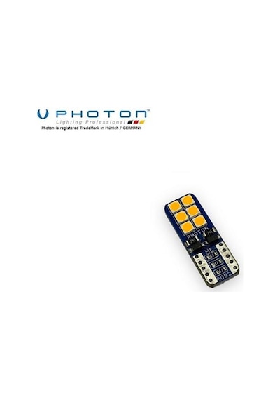 PHOTON 24V DİPSİZ AMPUL T10 12 LEDLİ TURUNCU (1 AD)