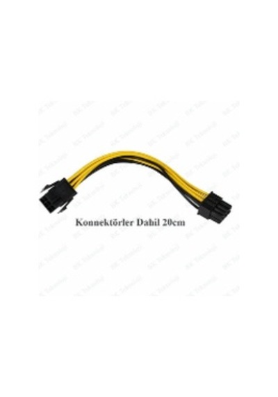 6 Pin 8 Pin Çevirici Kablo 6 Pin 8 Pin Ekran Kartı Dönüştürücü