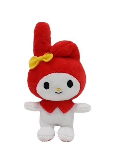 Hello Kitty Clip On Peluş Kırmızı