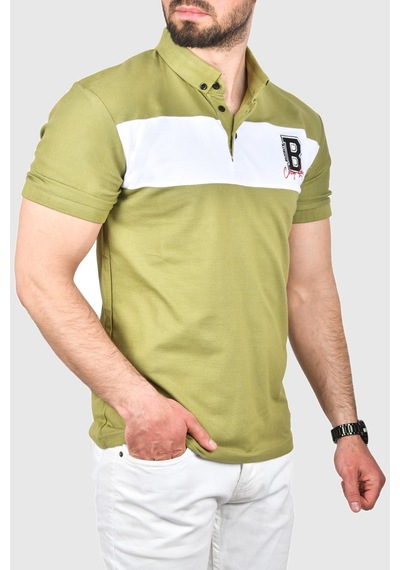 Deepsea Erkek Yeşil Slim Fit Nefes Alan Pamuklu Kumaş Dar Kesim Kıvrılmaz Yaka Polo Yaka Tişört 2503019 Yeşil Deepsea Erkek Yeşil Slim Fit Nefes Alan Pamuklu Kumaş Dar Kesim Kıvrılmaz Yaka Polo Yaka Tişört 2503019 Yeşil