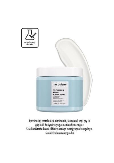 Maruderm %5 Centella Repair Body Cream 400 Ml W