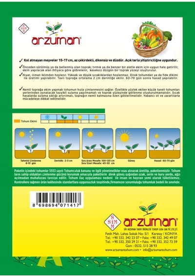 Beith Alpha Hıyar Tohumu 10 GRam