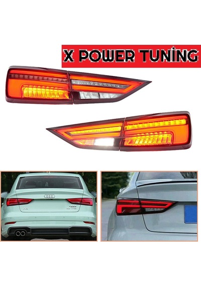 Audi A3 2012-2016 8V Sedan Ledli Arka Stop