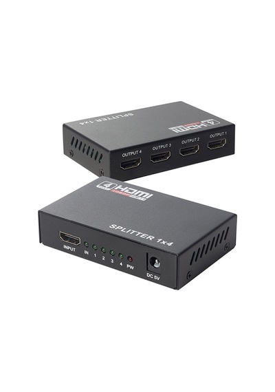 12080 1 Pm 12080 1.4v 4 Port Hdmı Splitter Dağitici