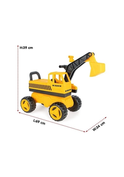 Big Excavator Çok Renkli