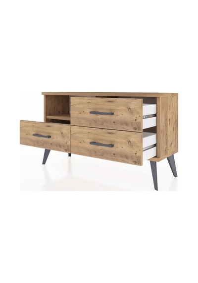 Arges Şifonyer Tek Raflı 3 Çekmeceli 88x30x48 Çam-çam Çam Arges Şifonyer Tek Raflı 3 Çekmeceli 88x30x48 Çam-çam Çam