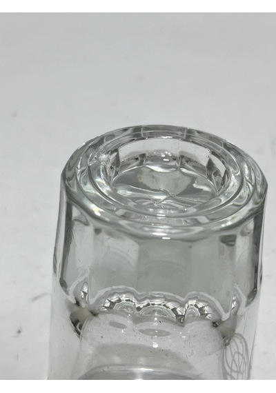 Desenli Kristal Cam Likör Bardağı Defolu