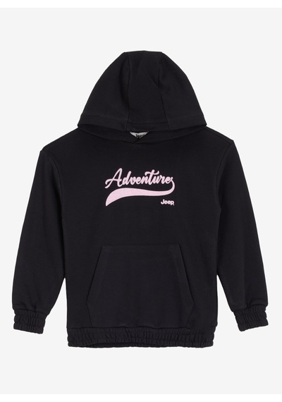 Jeep Siyah Kız Çocuk Baskılı Sweatshirt J4wg-swt7549