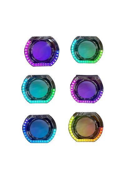 2.5 İnç Düz Bi Xenon Mercek J Model Pixel Angelli Kapak Set