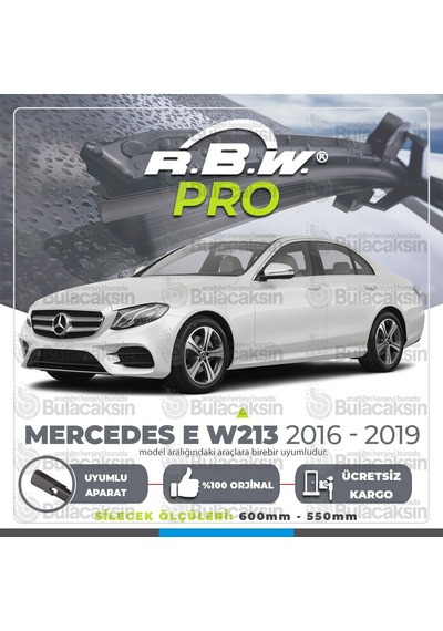 Mercedes E W213 Muz Silecek Takımı (2016-2019) RBW PRO
