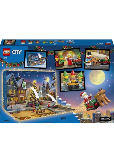 LEGO® City 2026 Yılbaşı Takvimi 60510 - 5 Yaş ve Üzeri Çocuklar için 24 Sürpriz İçeren Yaratıcı Oyuncak Yapım Seti (252 Parça)