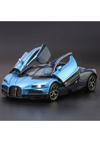 Bugatti Chiron Super Sport 300+ 1:24 Ölçek Diecast Gerçekçi Açılabilir Kapılı Model Araba