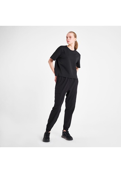 Lescon Siyah Kadın Kısa Kollu T-shirt 25n-2145