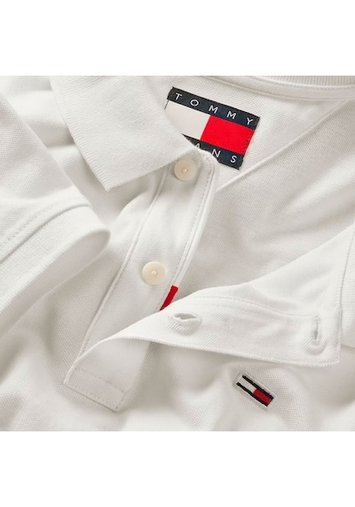 Tommy Hilfiger Tommy Hılfıger Erkek T-shırt Dm0dm18312-ybl Beyaz