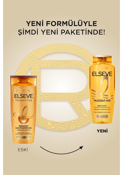 ELSEVE Mucizevi Yağ Besleyici Bakım Şampuanı  300 ml