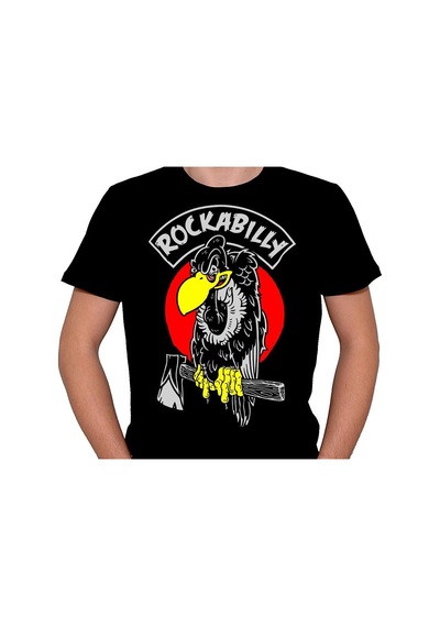 Rockabilly Akbaba Müzik Music Rock Tişört Unisex T-shirt 001