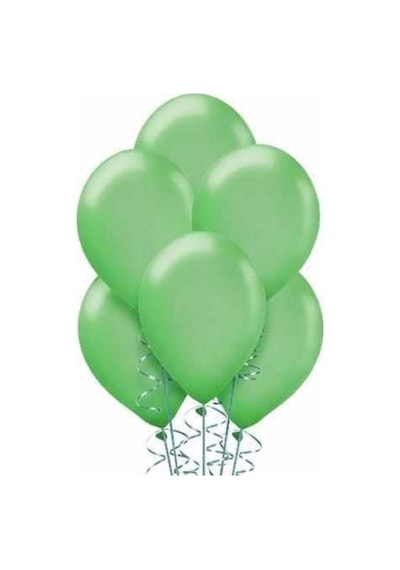 Yeşil Metalik Balon 20 Adet 418