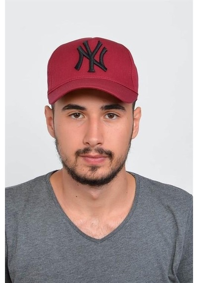 Takı Dükkanı Beyaz Cap Siyah Nakışlı Unisex Şapka Cp220