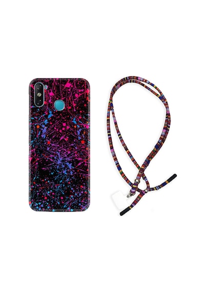 Infinix Smart 4 Kılıf Rasta Boyun Askılı Boyalar 1660