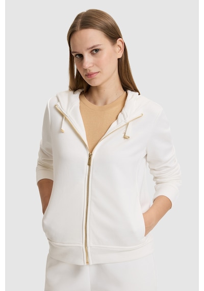U.S. Polo Assn. Kadın Krem Basic Sweatshirt 50326801-vr256 İnci