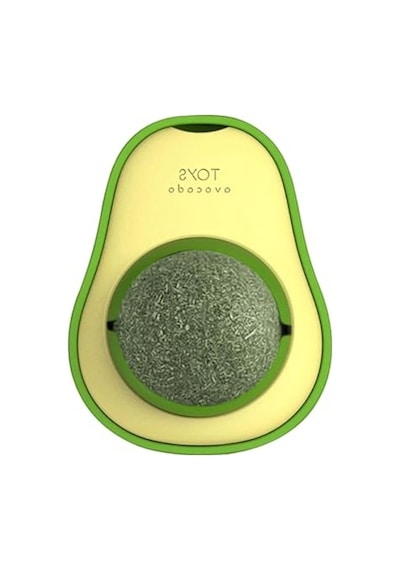 Gobypet Always The Best Avokado Kedi Nanesi, Kedi Otu Topu, Kedi Oyuncağı, Yapışkanlı Doğal Kedi Yalama Topu, Kedi Oyuncağı, Yenilebilir Kedi Nanesi, Arkası Yapışkanlı Kedi Oyuncağı