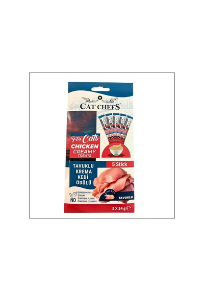 Cat Chefs Tavuklu Krema Kedi Ödülü 5x14gr