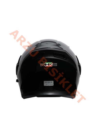 Kc - Çene Açılır Vizörlü Kask Kc902 Siyah Xl Parlak Siyah