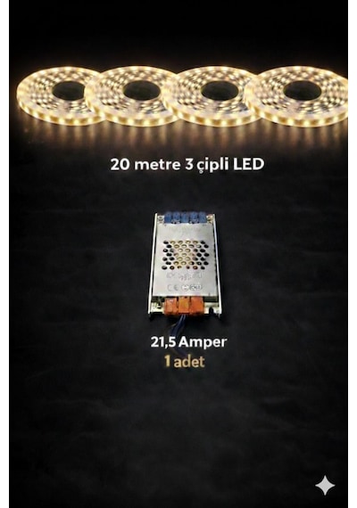 3 Çipli 20 Metre Let + Trafo Günışığı