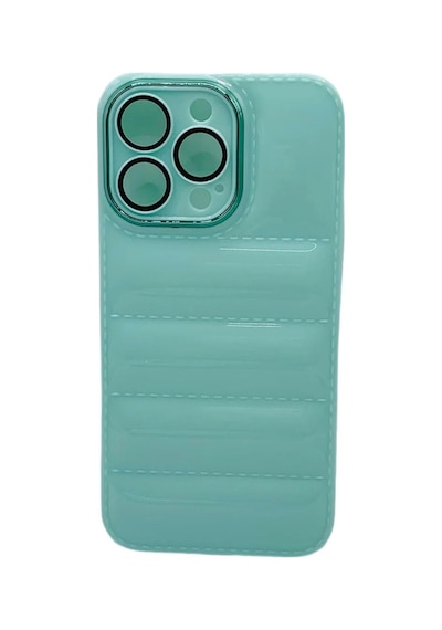 Pointtech Apple Uyumlu iPhone 11 Pro Max Puffer Silikon Kamera Koruma Lens Korumalı Parlak Telefon Kılıfı