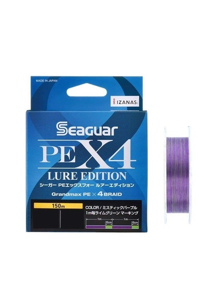Seaguar Lure Edition Pe 4 Örgü Lrf İp Misina 150mt Multi Color Standart - 0.2 Pe