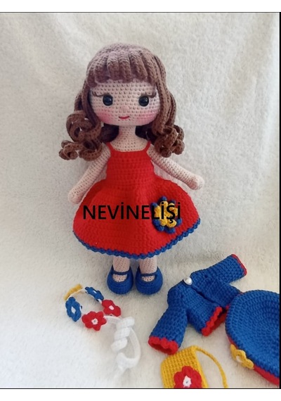 Amigurumi Nehir Bebek Çok Renkli