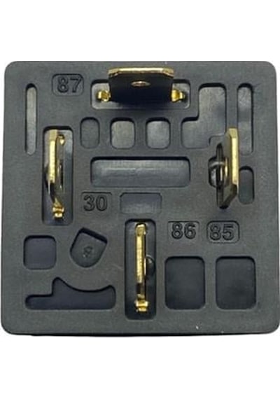 Bosch 12V 4 Uçlu 30 A Dirençli Ters Tip Ayaklı Röle
