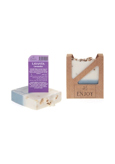 Suds Enjoy Doğal El Yapımı Saç Yüz ve Vücut Lavanta Sabunu 100 G