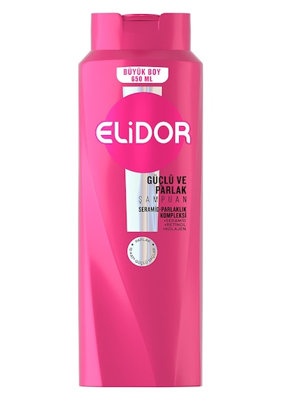 Elidor Güçlü Ve Parlak Şampuan Seramid-parlaklık Kompleksi 650 Ml Normal