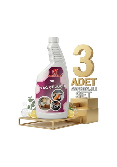 Worldchem Yağ Çözücü 3x500 Ml